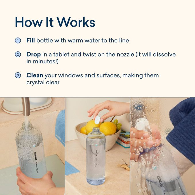 Glass + Mirror Cleaner Tablet Refills